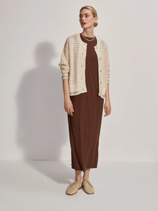 Varley Kris Relaxed Fit Knit Jacket - Birch